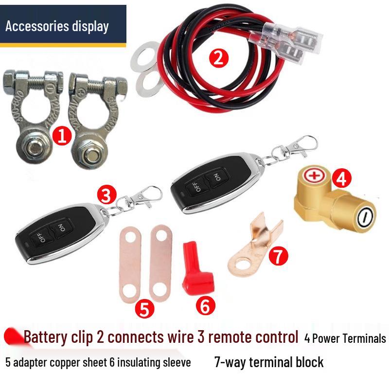 200A Wireless Car Smart Power Disconnect Relay with Remote Control