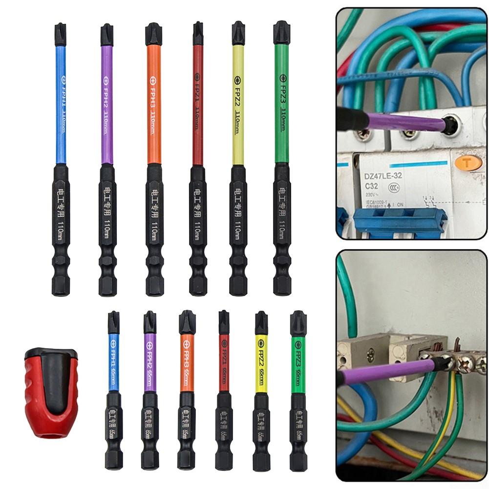 Biți de șurubelniță FPZ3 Cruce Specială Verde Roșie 110mm
