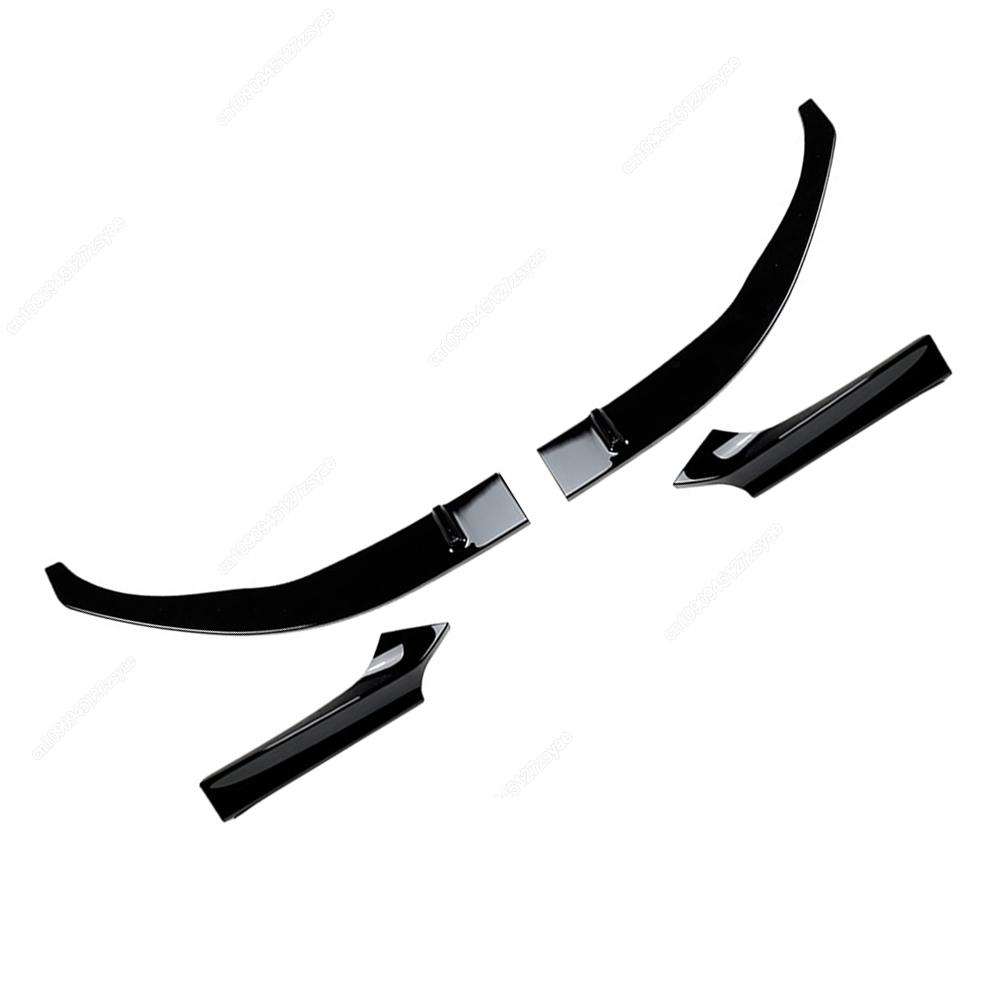 4Pcs Front Bumper Lip Splitter For BMW 2 Series F22 F23 M235i M240i 220i 228i 230i M-Sport 2014-2021 Car Canard Spoiler Bodykits
