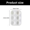 20 Pcs Artist Paint Palette Mixing Tray Watercolour Paints Palette 6 Grids Palette Mixing Palette for Painters