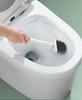 Toilet brush for bathroom, toilet, precise, rubber, hanging, container, handle