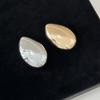 Broche Metálico Brilhante Geométrico Forma de Gota d'Água Ovo Para Mulheres Exclusivo Lapela de Terno Acessório Joias de Festa Presentes