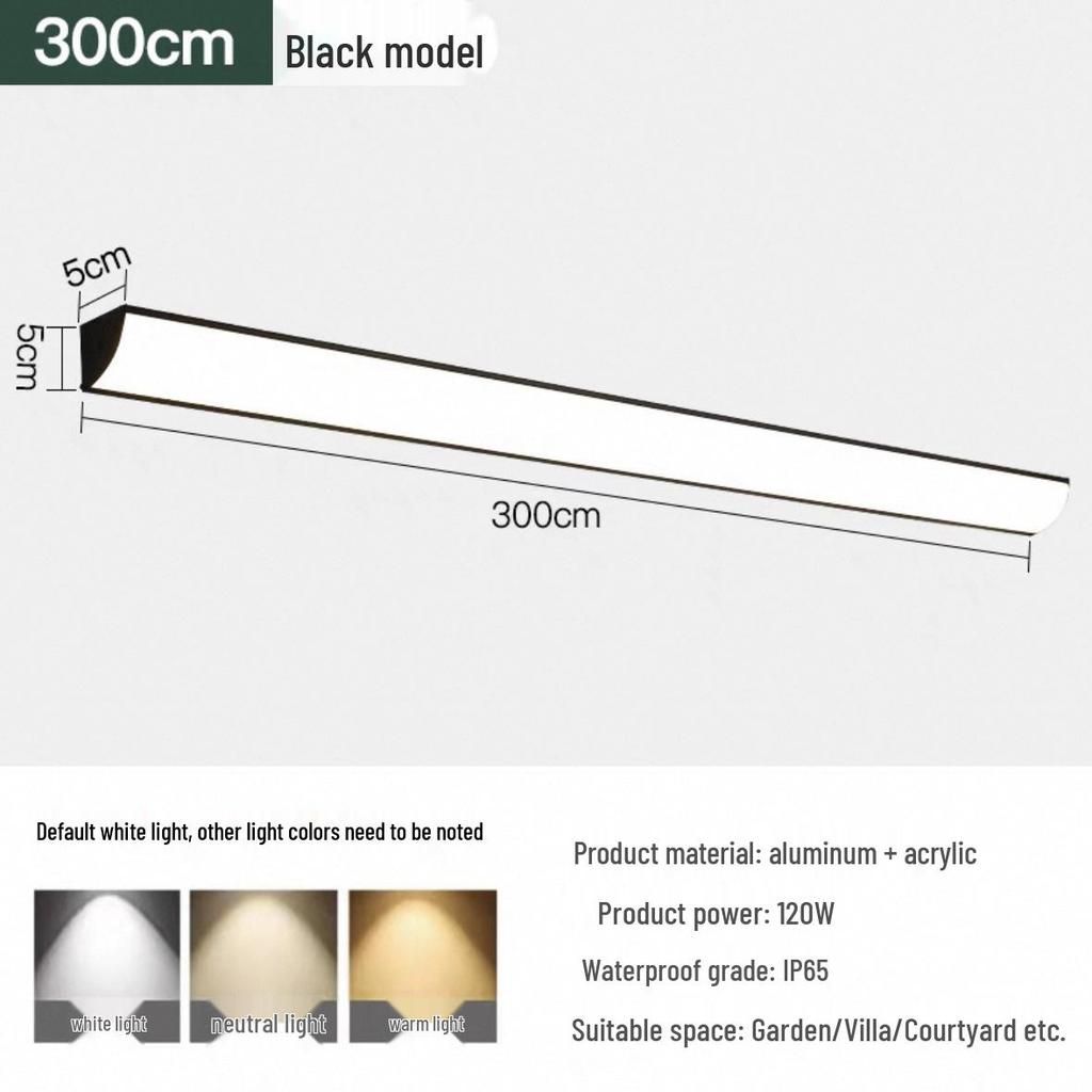 Waterproof LED Outdoor Wall Light for Balcony, Terrace, or Entrance 