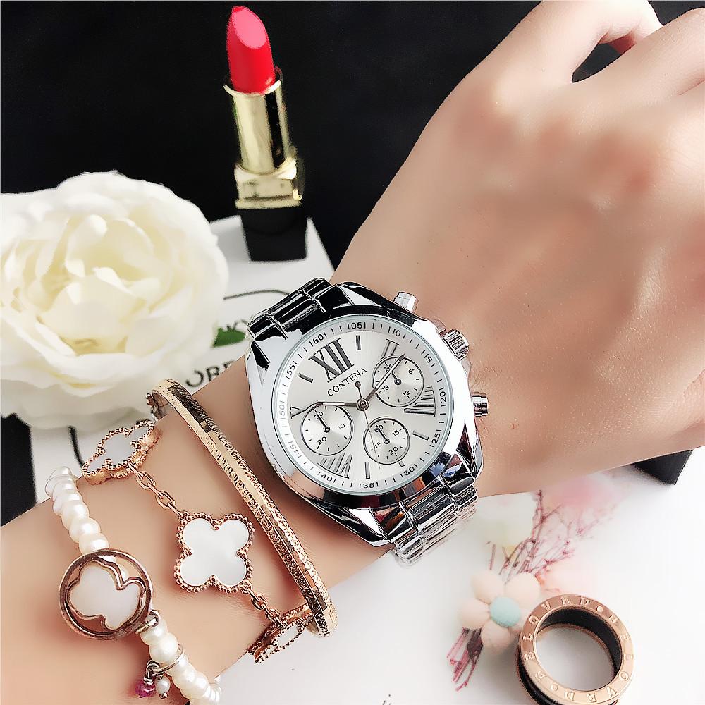 CONTENA New Luxury Brand Quartz Women's Watch Ladies Fashion Watch Women Wristwatches Female Clock Relogio Feminino Masculino