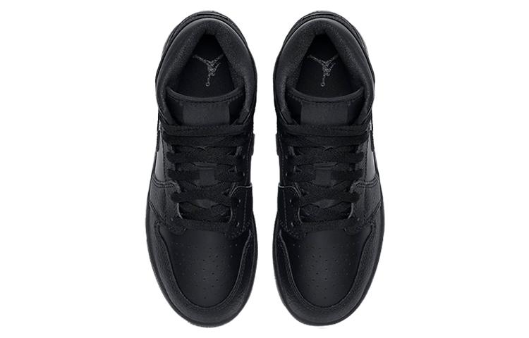 Jordan 1 Mid Black GS 554725-091