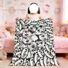 Blanket For H-HHatsune-e Soft Throw Cute Blanket CV01M-MMiku for Picnic Bed Sofa Home Bedroom Cozy Warm Comfortable