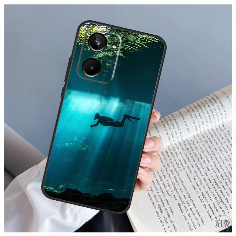 Scuba Diving For Realme GT7 Pro GT6 C67 C65 C63 C61 C55 C53 C51 C35 C71 C75 11 12 13 14 15 Pro Plus Case