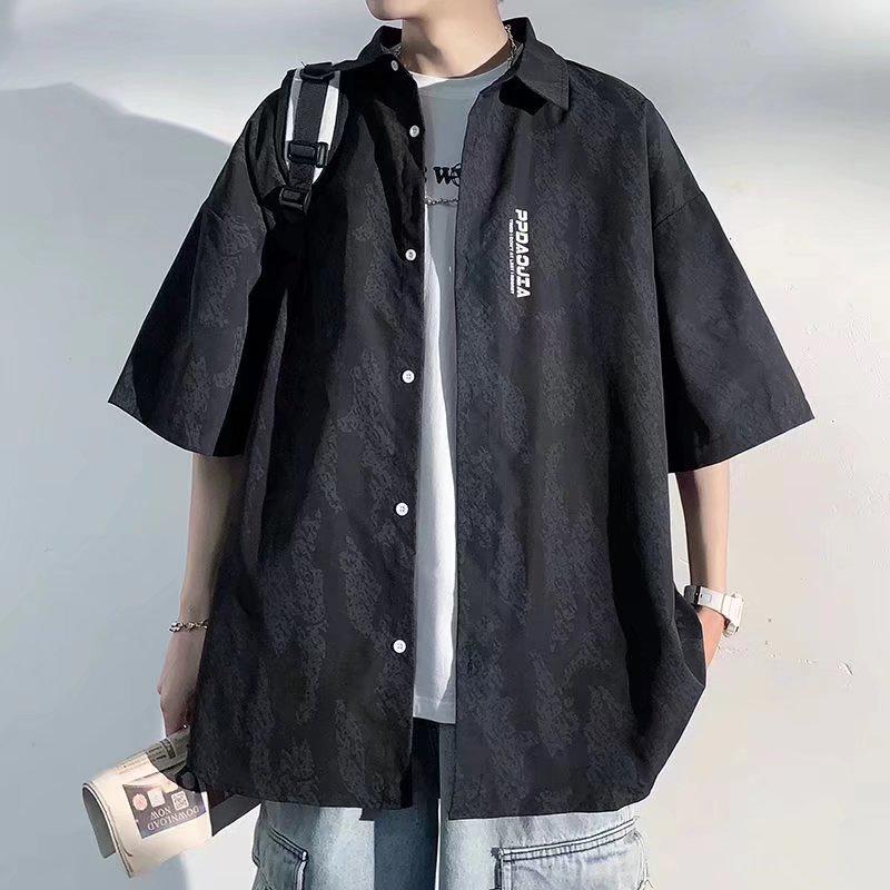 Stylish Men's Short-Sleeve Casual Shirt - Hong Kong Spring/Summer Collection