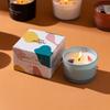 Colored Crystal Stone Aromatherapy Candles - Soy Wax Scented