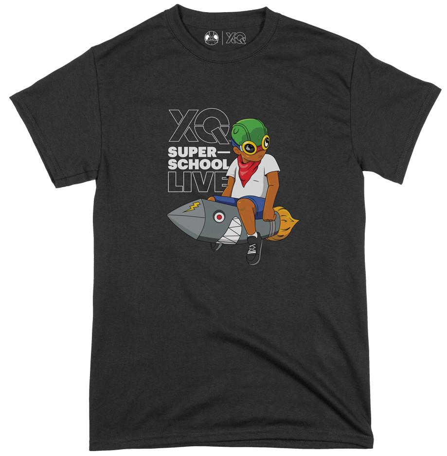 Hebru Brantley XQ Flyboy Tour Black T-shirt Size Medium Tee S