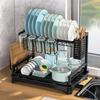 Countertop Dish Drying Rack with Utensil Holder