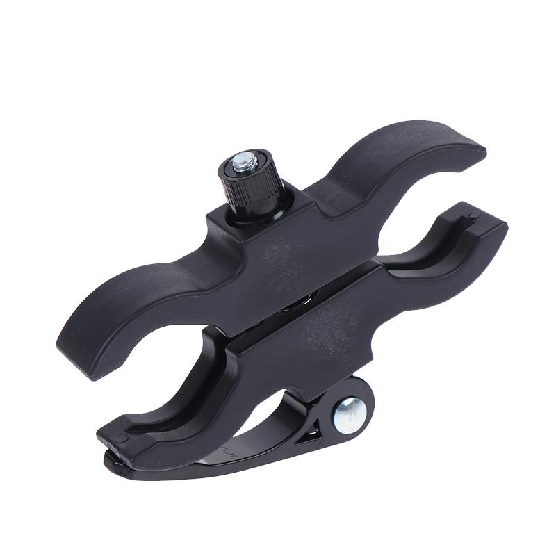 Tactical Flashlight Mount Bracket Adjustable 25-30mm Dia Clip for Patrol Hunting Camping Outdoor Adventure