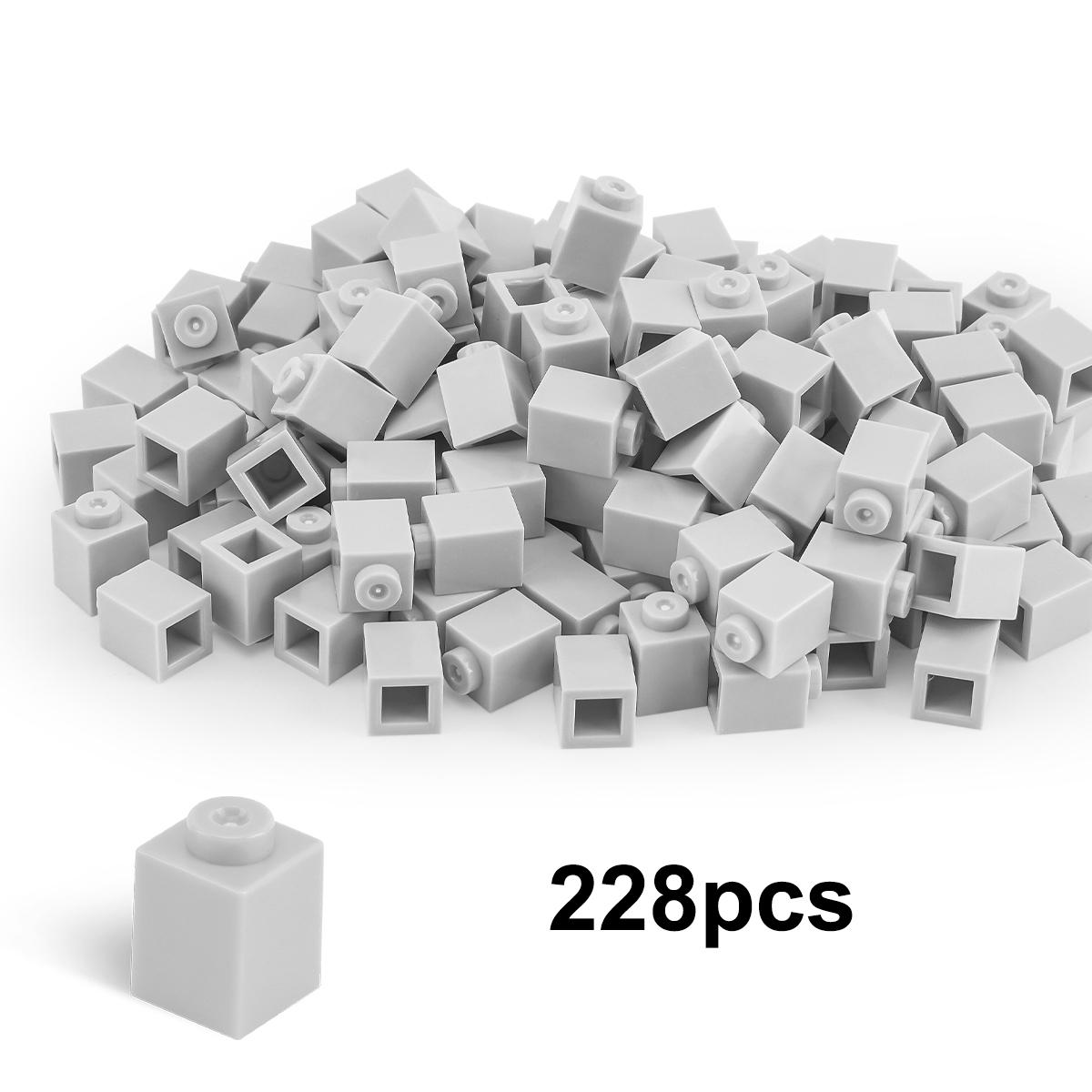 

100g1x1high brickBuilding Blocks Thick FiguresBricks Dots Learning-Focused Creative SizeCompatible Featuring Playthings forChildren 100g1x1high brick светло-серый