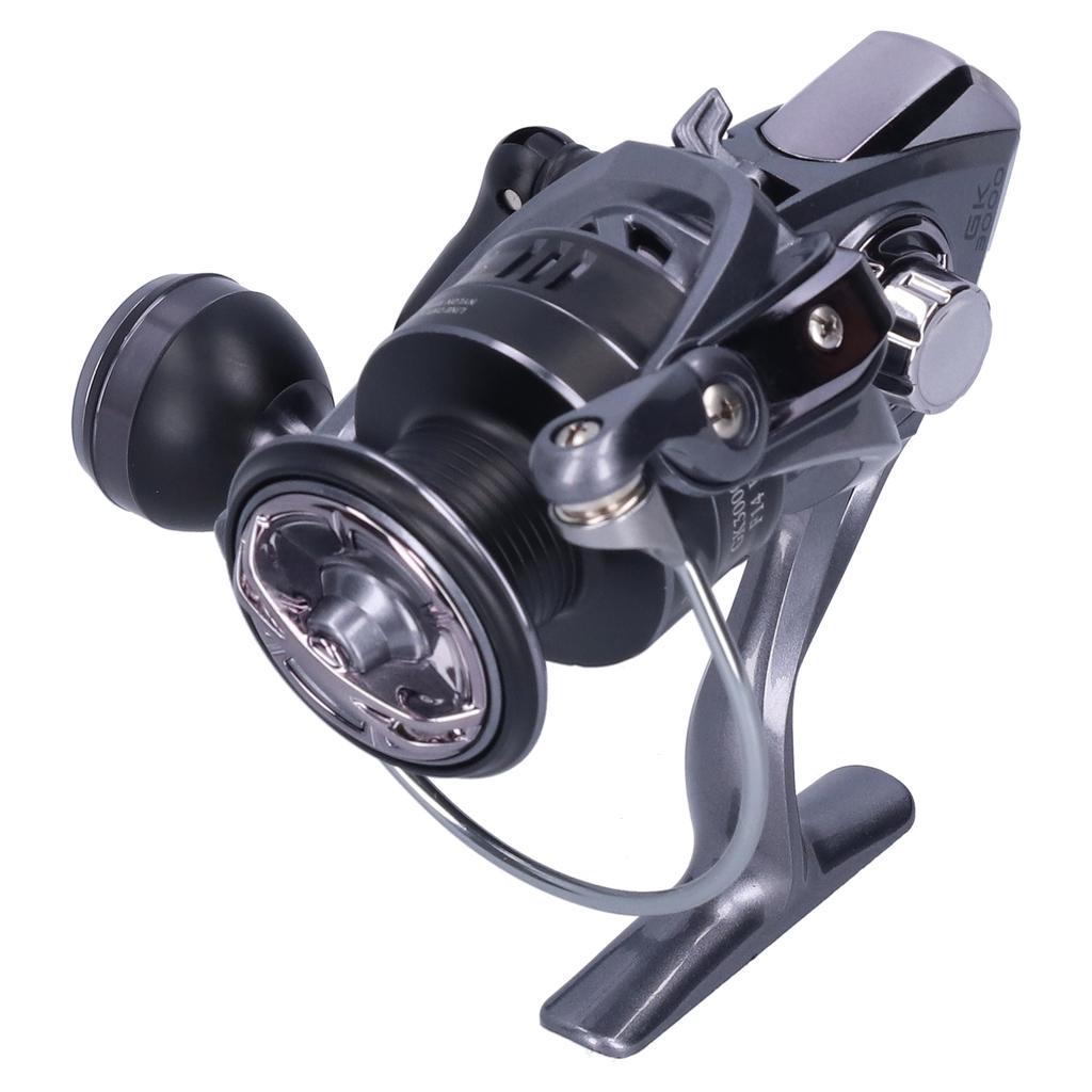 13+1 Bearing Spinning Reel 5.2:1 Gear Ratio Foldable Arm Fishing Wheel Fishing Accessory(GK3000 )