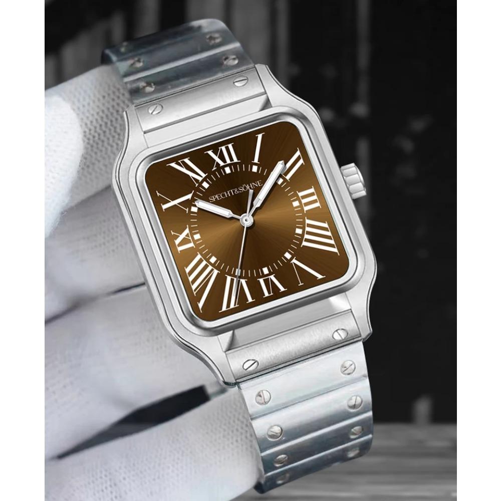 2025 New Hot Specht & Söhne Luxury 34MM Quartz Watch For Men & Women Watches Super Thin Steel Sapphire Crystal 50M Waterproof