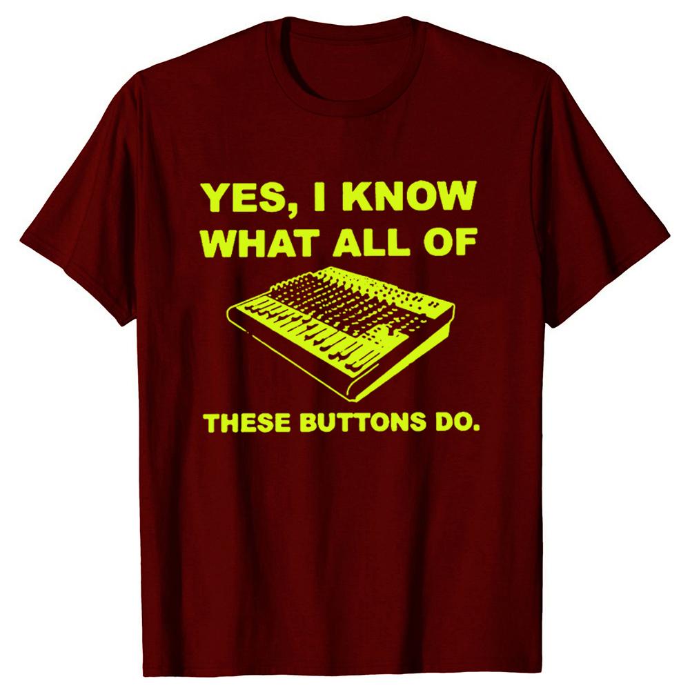 Sound Engineer T Shirts Graphic Streetwear Short Sleeve Harajuku DJ Audio Engineer Hip Hop T-shirt Mens Clothing