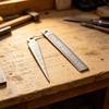 Depth Ruler Ruler Taper Feeler Gauge Gage Stainless steel 1-150mm Silver