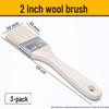 Traceless Soft Lamb Wool and Bristle Brush for Baking, Paint Coating, and Barbecue