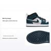 Baskets Air 1 Mid PS Armory Navy Enfants Bleu Noir Blanc 640734-411