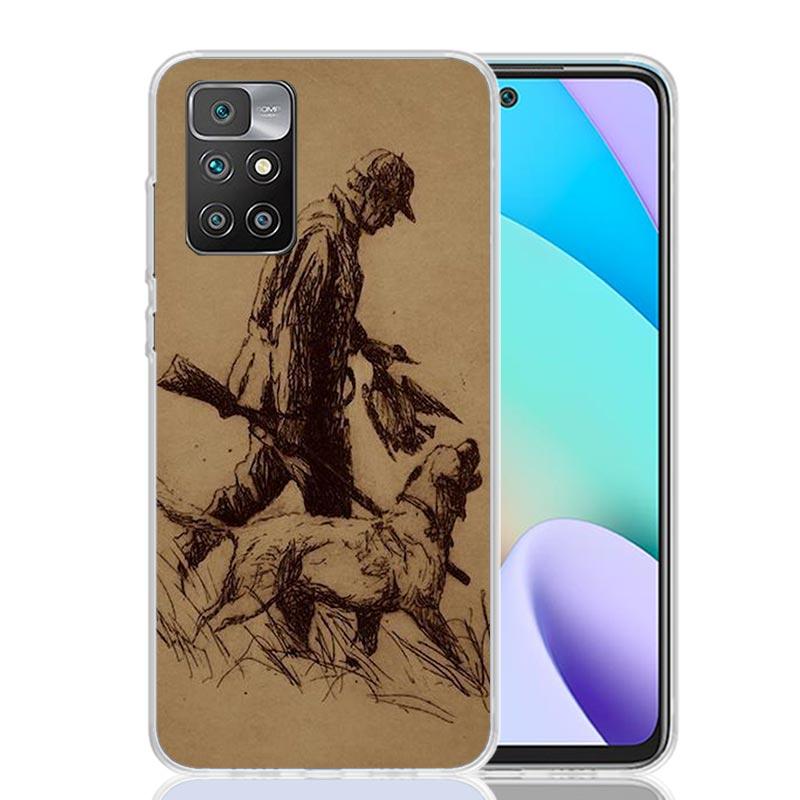 Hunter Dog Hunting Phone Case For Xiaomi 14C 13C 12C 13 12 10 10A 10C 9 9A 9C 9T 8 8A 7 7A 6 6A K70 Pro K60 K40 K20 14C 13C 12C