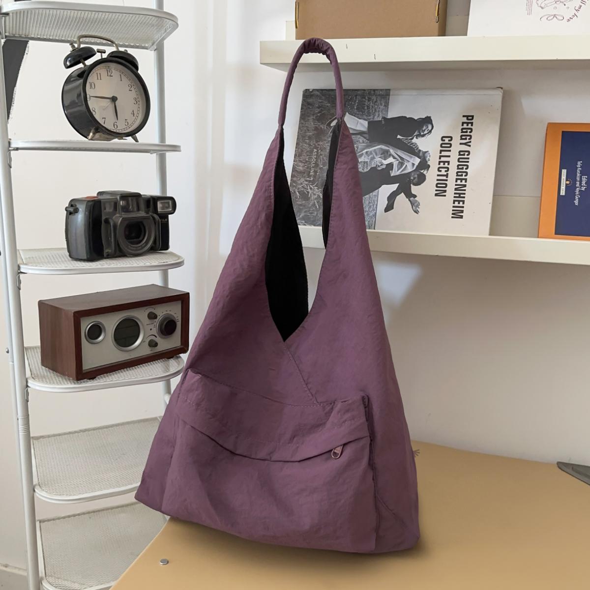 

Japanese-Style Fashi Casual Canvas Tote Bag for Women New Trendy Versatile Large-Capacity Underarm Bag Commuter Shoulder Bag for Shopping and