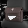 GLC GLB Car Tissue Box Holder Leather Sun Visor Backseat Tissue Case For Mercedes Benz AMG W204 W205 W203 W211 W212 W213 W201 W
