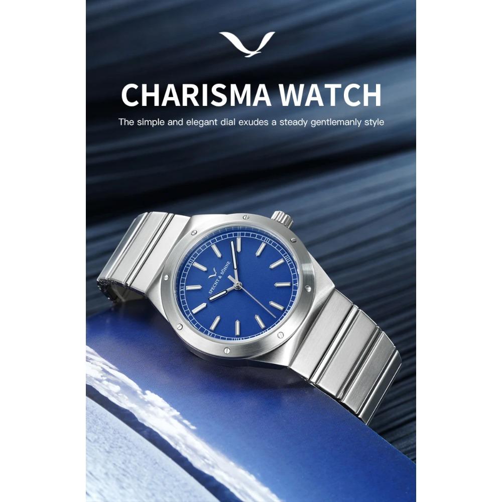New Arrivals 2025 Specht & Söhne Luxury Watch 38MM Men's Quartz Super Slim Stainless Steel Sapphire Crystal 50M Water Resistant