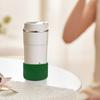 Silicone Cup Sleeve Anti-Slip Mug Boot Protective Cover for Tumbler Winter Christmas Snowflake Texture Shockproof Bottle Bottom Sleeve