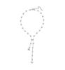 Avance Rhinestone Long Necklace Choker for Women