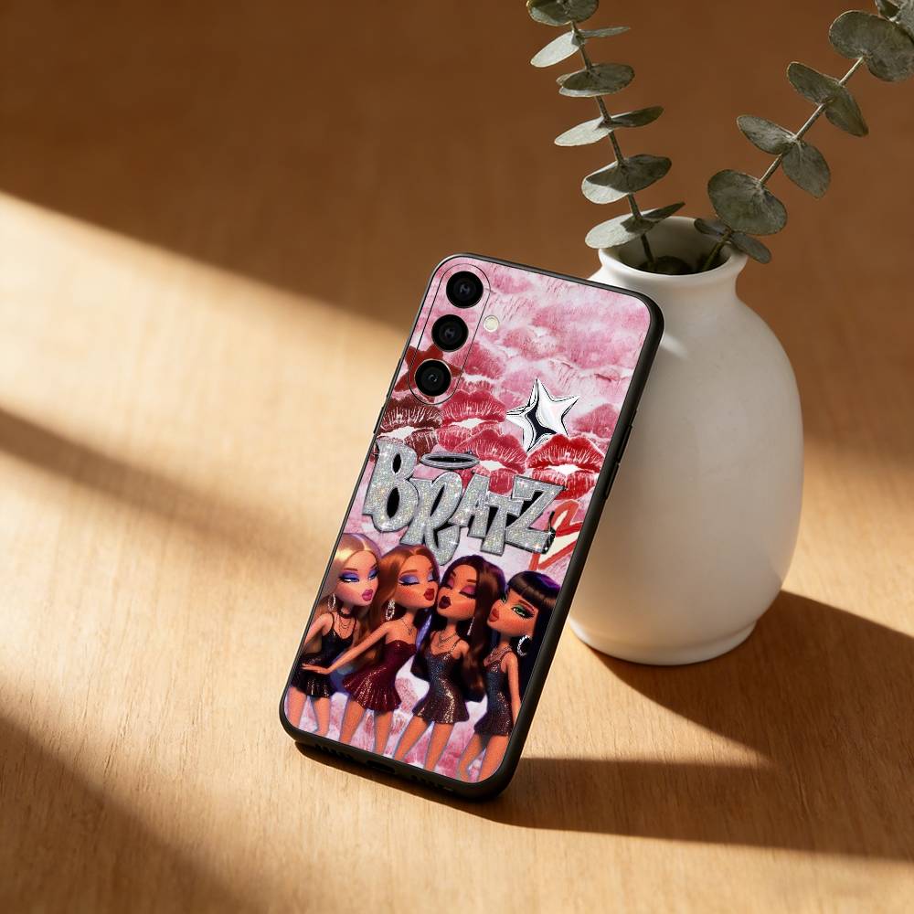 

Lovely Doll B-Bratz Phone Case For Samsung Galaxy A91,80,73,72 ,71,53,52,32 ,31,22,21s,20,Soft Black Case Samsung a22 4g