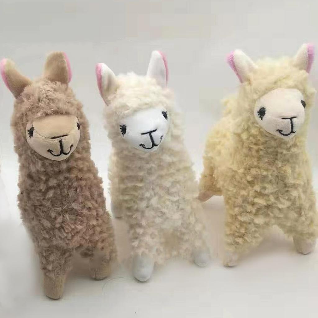23cm Alpaca Plush Toy 6 Colors Charming Animal Doll Soft Velvet Doll Home Office Decoration Kids Girls Birthday Gift