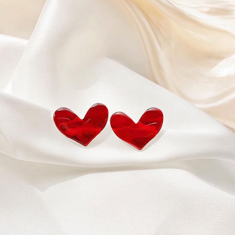 Chinese Red Series Festive Earrings: Retro National Style for New Year & Christmas Gifts