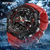 Sanda Electronic Watch: Fashionable, Versatile, Luminous, Waterproof Sports Watch for Middle School Students with Alarm Clock Function.
