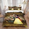 3pcs Snow White's Enchanted Wish Bedding Set 1 Soft Quilt Cover + 2 Pillowcases, Machine Washable Suitable for All SeasonsS095