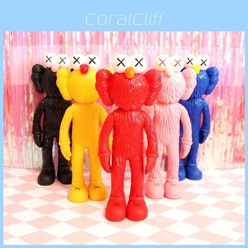 Charmerende 12-tommer Kaws Udstilling Sesame Street Kaws Bff PVC Dukke Legetøj Samling