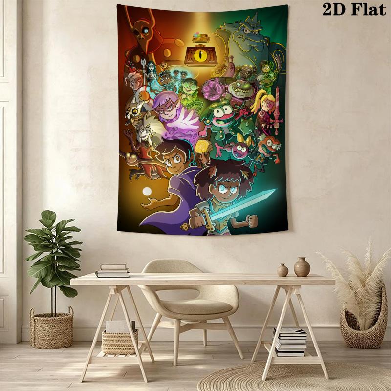 The Owl House Pattern Home Decor Tapestry, Wall Hanging, Decorative RV Wall Cloth.XGT0914437