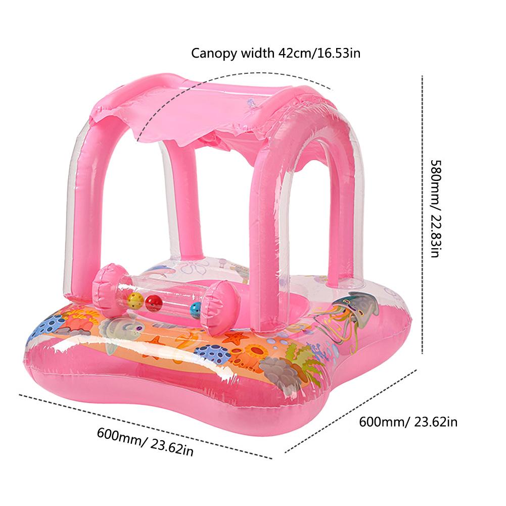 Baby Swim Ring Tube Pool Inflatable Mattress Swimming Ring Bed For Kid Swimming Circle Float Pool Beach Water Pool Accessories