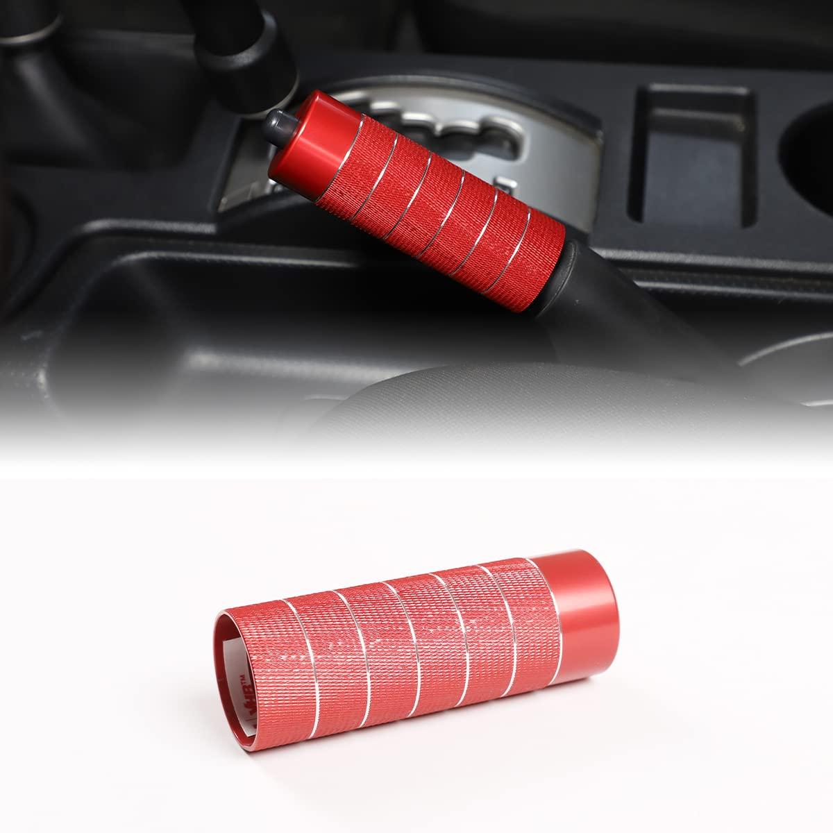 

Car Aluminum Alloy Handbrake Handle Handbrake Sleeve for Toyota FJ Cruiser Cover, Protector, 2007-2021 (Red)