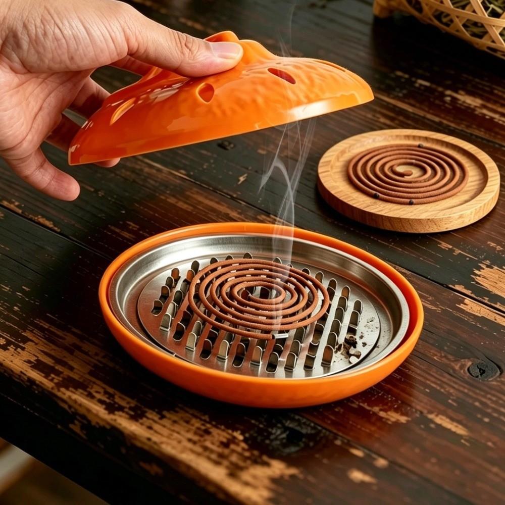 Elegant Mosquito Coil Tray Simple Incense Box Aromatherapy Burner  Desktop Decoration