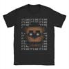 New Horror Game FNAF At Freddys Peripherals Print TShirt Men Women Cotton Crewneck Summer New Tee Oversize Harajuku Fashion Top