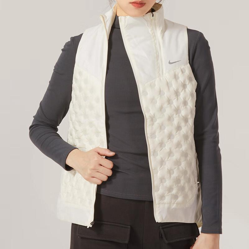 New Nike Down Vest Women's White FB7607-110