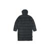 Adidas Originals Long Down Jacket With Side Stripe Logo Print Men Outerwear Black HI4658