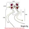 Rhinestone Butterfly Metal Hair Claw For Women Hairpins Vintage Crystal Pearl Pendant Hair Clips Female Hair Jewelry Accessories