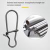 100PCS Black Strengthen Quick Snap Hook Connection Ring For Lure Fishing Accessories 10  For Hard Baits Or Soft Baits