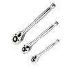 652F 3Pcs Ratchet Wrench 3/8 1/4 Ratchet Tool for Tight Space Automotive Repair Home Improvement Easy Socket Wrench