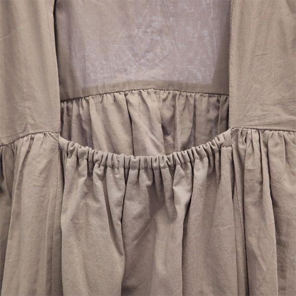 ORGANICS SNIDEL for Sustainabillity Short Sleeve Balloon Sleeve Long Dress Women Used