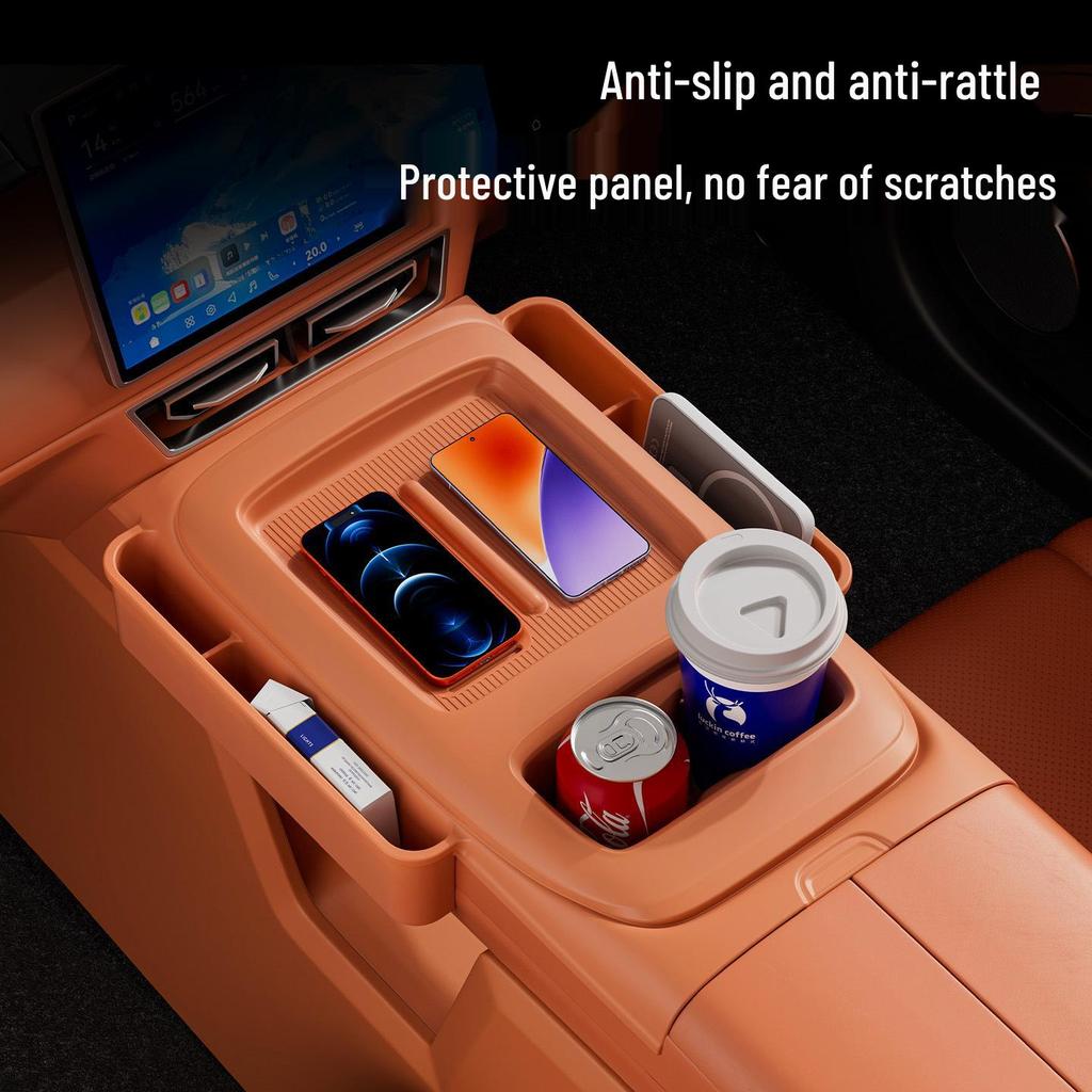 Changan 25 Models Deep Blue S09 Center Console Silicone Wireless Charging Anti-Slip Storage Pad