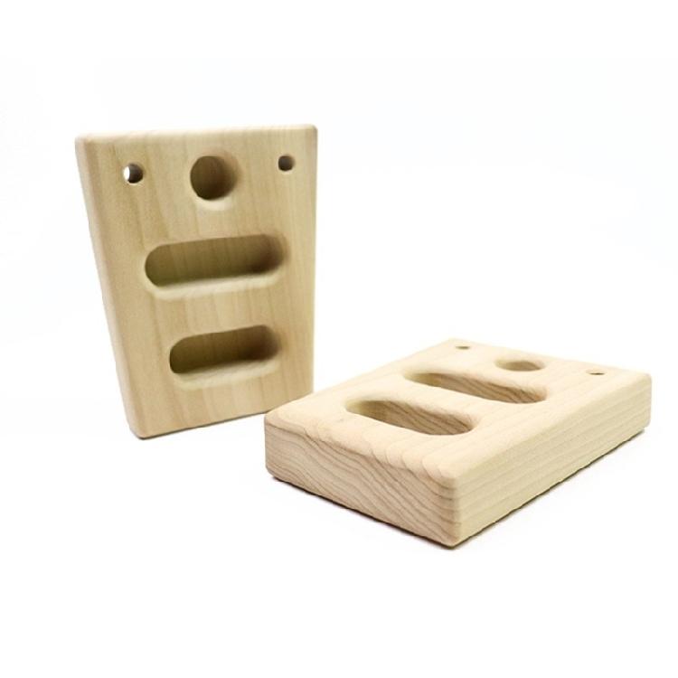 Portable Wood Hangs Board Climbing Training Board Finger Grip Strengthener Wood Hangs Board Finger Training Board