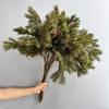 Artificial Soft Rubber Christmas Pine Needle Branch for Home Decoration