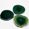 Drink Coaster Agate Round Heat Proof Stone Coaster for Kitchen Dining Table Drinkware